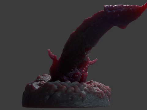 Kogran Fantasy Monster Penis Sextoy Rigged 3D Model