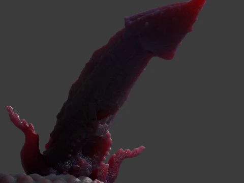 Kogran Fantasy Monster Penis Sextoy Rigged 3D Model