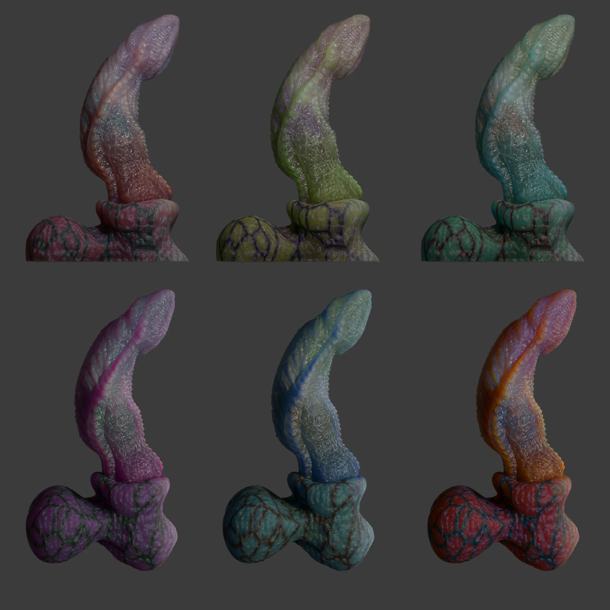 Fantas&iacute;a Drag&oacute;n Pene Kyugon Rigged Modelo 3D .c4d .max .obj .3ds .fbx .stl .blend 