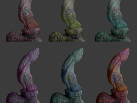 Fantasia Drag&atilde;o P&ecirc;nis Kyugon Rigged Modelo 3D