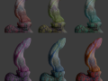 Fantasy Dragon Penis Kyugon Rigged 3D-Modell