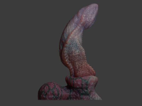Fantas&iacute;a Drag&oacute;n Pene Kyugon Rigged Modelo 3D