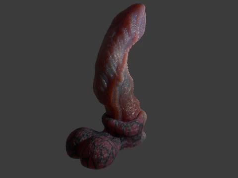 Fantas&iacute;a Drag&oacute;n Pene Kyugon Rigged Modelo 3D