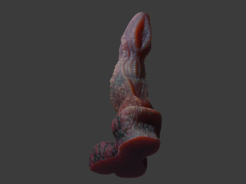 Fantas&iacute;a Drag&oacute;n Pene Kyugon Rigged Modelo 3D