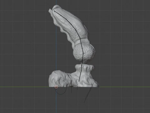 Krugish Monster Dog P&ecirc;nis Sextoy Rigged Modelo 3D