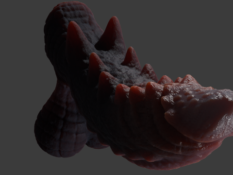 Frillorazx Dragon Penis Sextoy Rigged Model 3D