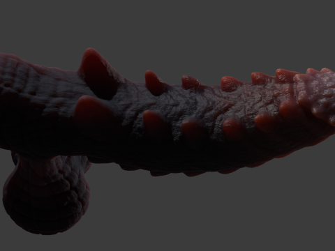Frillorazx Dragon Penis Sextoy Rigged Model 3D
