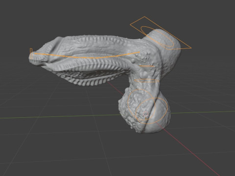 Gondronn Alien Penis Sextoy Rigged 3D Модель