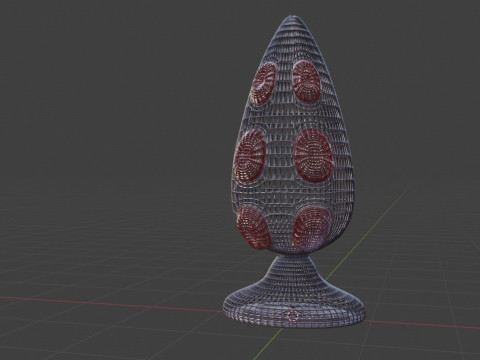 Tentacle Plug Lowpoly Sextoy Modelo 3D
