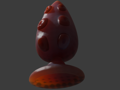 Tentacle Plug Lowpoly Sextoy Modelo 3D