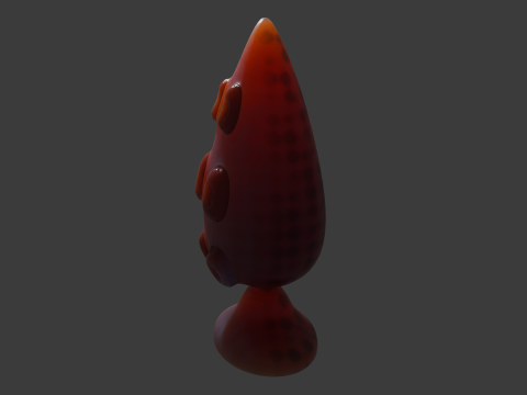 Tentacle Plug Lowpoly Sextoy Modelo 3D