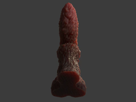 Fantasy Grumgirax Demon Penis Sextoy Rigged 3D Model