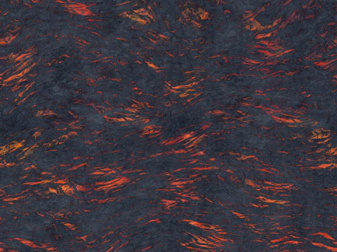Lava Penis Lowpoly Rigged 3D Model