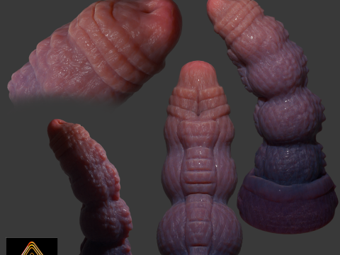 Nabad Dragon Penis Sextoy Rigged 3D Model