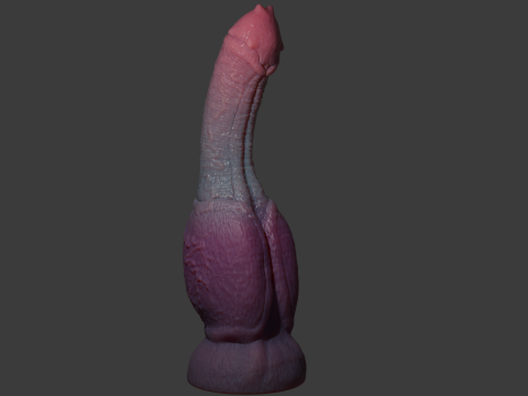 Lahrin Monster Penis Sextoy Rigged 3D Model