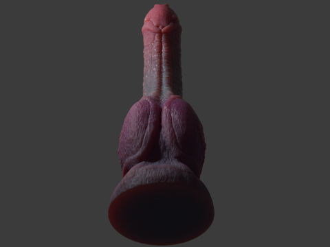 Lahrin Monster Penis Sextoy Rigged 3D Model