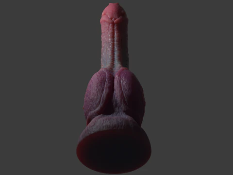 Lahrin Monster Penis Sextoy Rigged 3D Model
