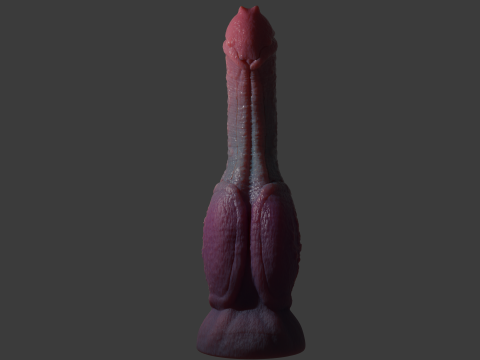 Lahrin Monster Penis Sextoy Rigged 3D Model