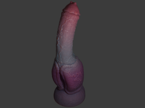 Lahrin Monster Penis Sextoy Rigged 3D Model