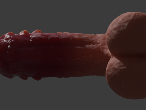 Ferinan Monster Penis Sextoy Rigged 3D Model