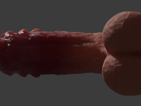 Ferinan Monster Penis Sextoy Rigged 3D Model