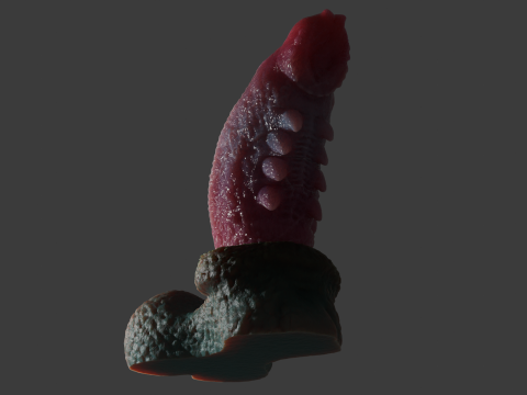 Fantasy Skiritix Dragon Penis Sextoy Rigged 3D Model