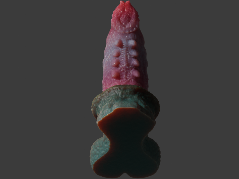 Fantasy Skiritix Dragon Penis Sextoy Rigged 3D Model
