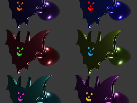 Spooky Batplug Sextoy 3D Модель