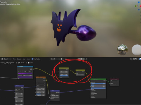 Spooky Batplug Sextoy 3D Модель