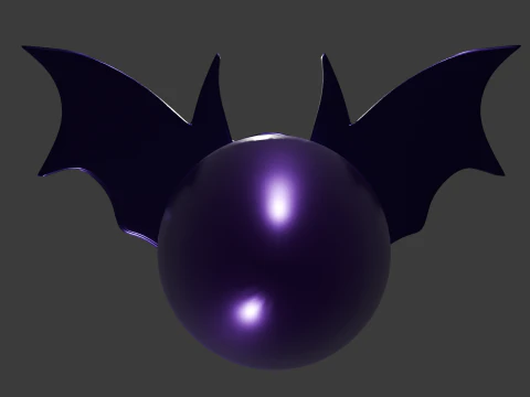 Spooky Batplug Sextoy 3D Model