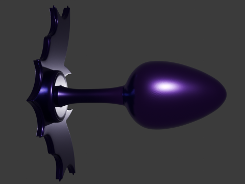 Spooky Batplug Sextoy 3D Модель