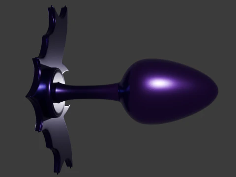 Spooky Batplug Sextoy 3D Model