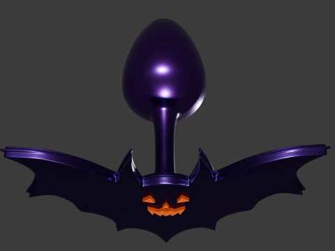 Spooky Batplug Sextoy 3D Model
