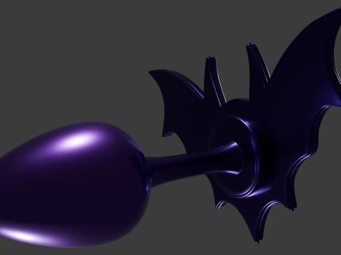 Spooky Batplug Sextoy 3D Model