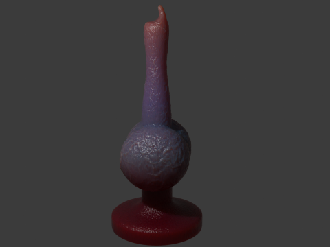 Tiny Dog Penis Sextoy Rigged Model 3D
