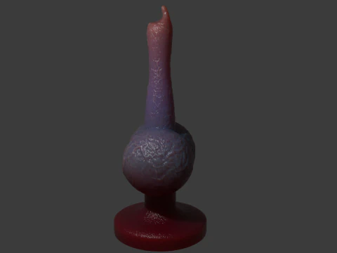 Tiny Dog Penis Sextoy Rigged 3D Model