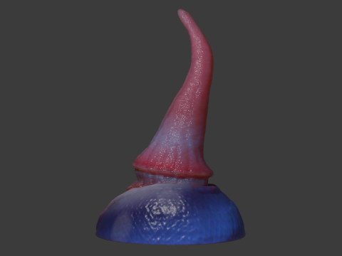 Fizz Fantasy Penis Sextoy Rigged 3D Model