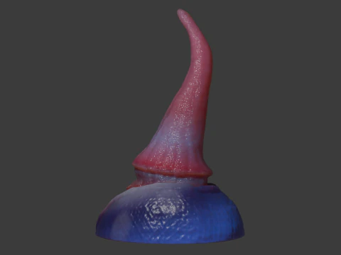 Fizz Fantasy Penis Sextoy Rigged 3D Model