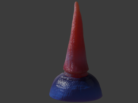 Fizz Fantasy Penis Sextoy Rigged 3D Model