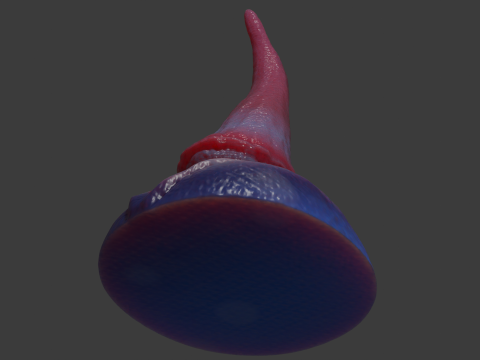 Fizz Fantasy Penis Sextoy Rigged 3D Model