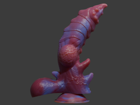 Fantasy Dragon Penis Sextoy Azerrath Rigged 3D Model