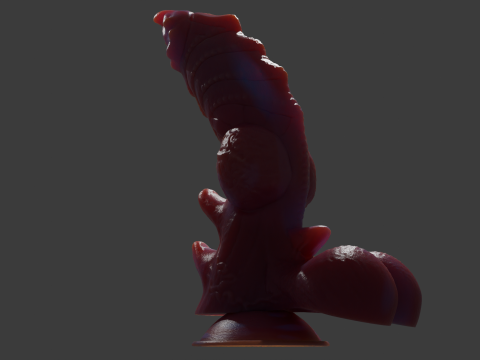 Fantasy Dragon Penis Sextoy Azerrath Rigged 3D Model