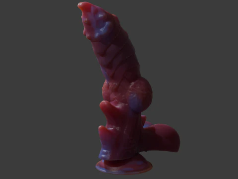 Fantasy Dragon Penis Sextoy Azerrath Rigged 3D Model