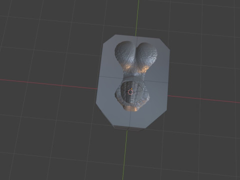 Sheathed Dog Penis Sextoy Rigged Modèle 3D