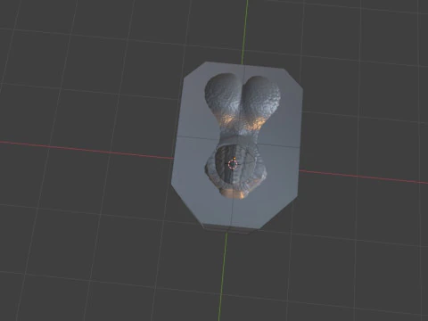 Sheathed Dog Penis Sextoy Rigged 3D Model