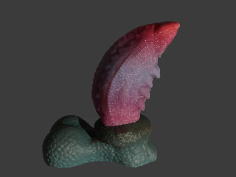 Sheathed Dog Penis Sextoy Rigged 3D Model