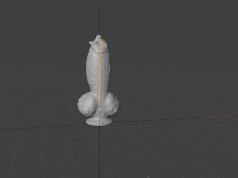 Fantasy Spyke Penis Sextoy Low poly Rigged 3D Model