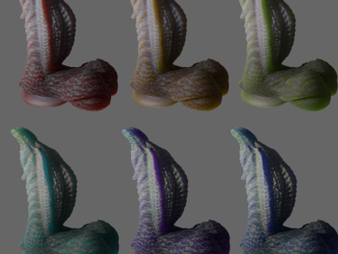 Fantasy Alien Gurax Penis Sextoy Rigged 3Dモデル