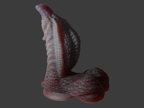 Fantasy Alien Gurax Penis Sextoy Rigged 3D Model
