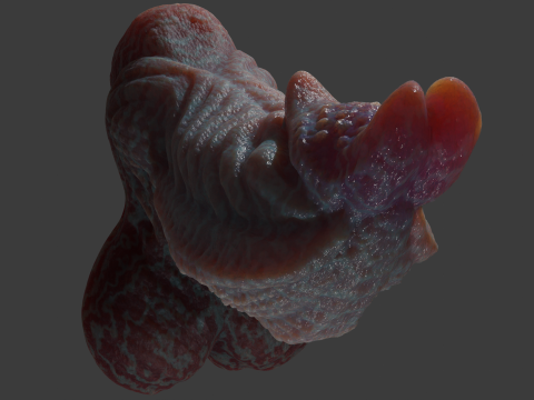 Fantasy Alien Gurax Penis Sextoy Rigged 3Dモデル